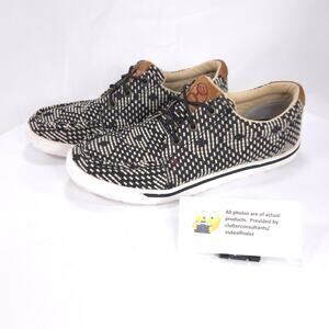 Twisted X Hooey Lopers Casual Lace Up Sneaker Shoe Womens Size 8 WHYC017 Black